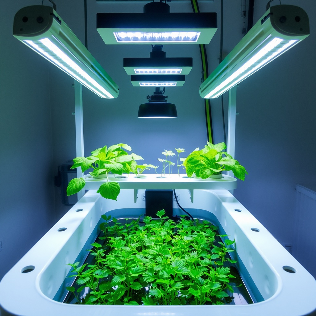 Fluorescent Lighting Options for Small-Scale Hydroponic Systems