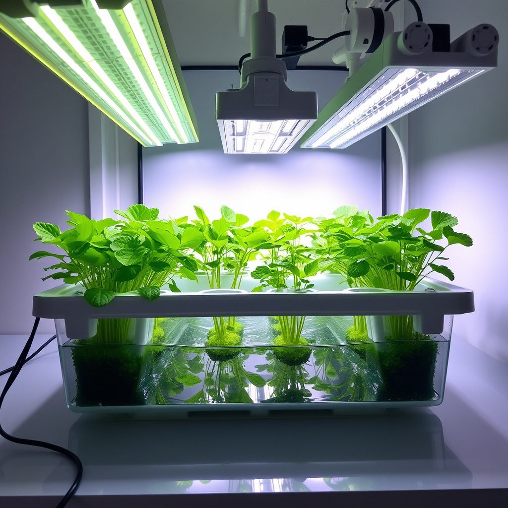 Fluorescent Lighting Options for Small-Scale Hydroponic Systems