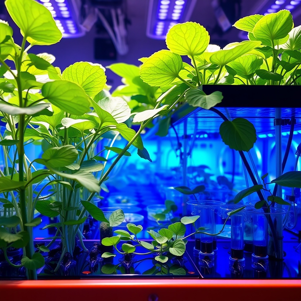 Comparative Analysis of Light Spectra in Hydroponics