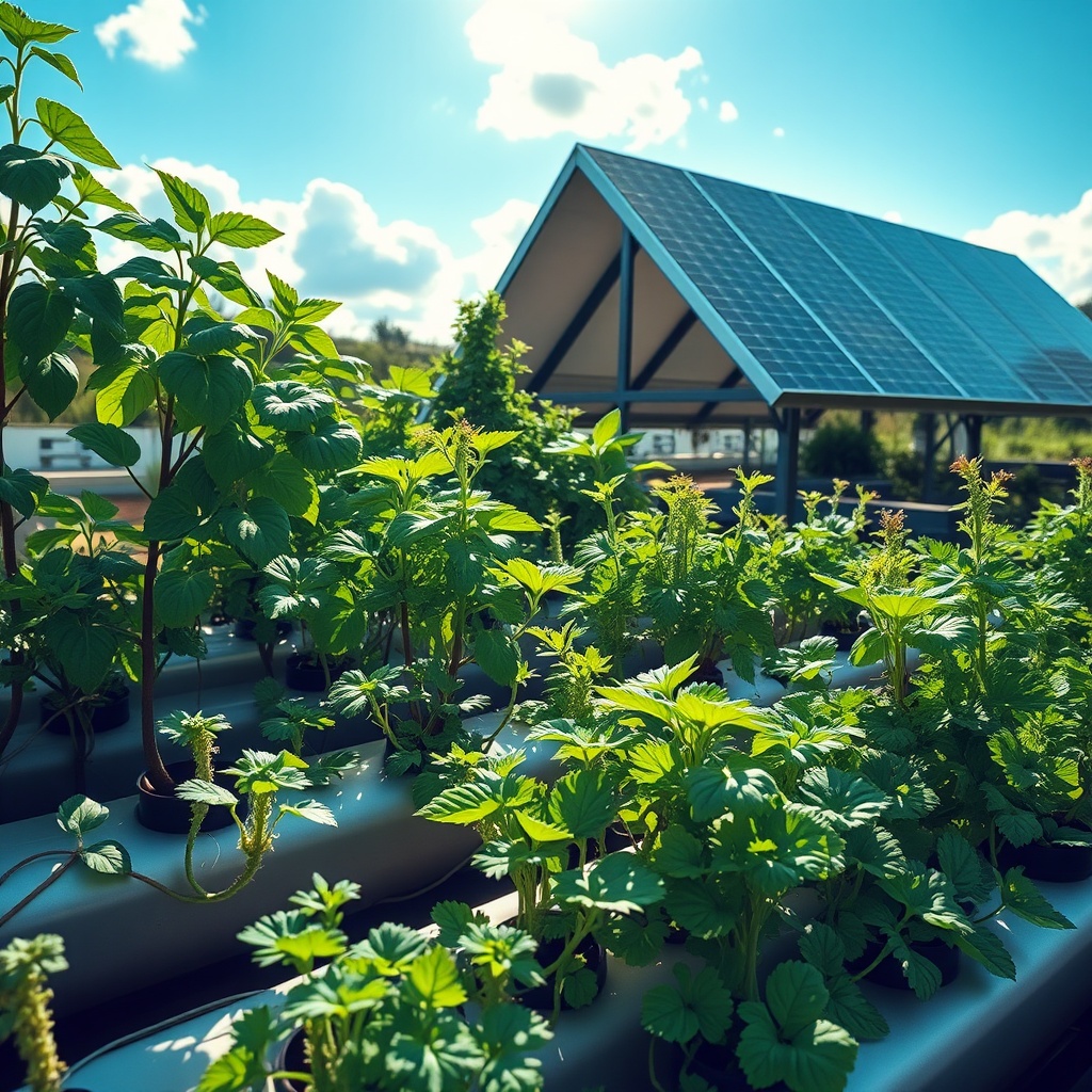 Building a Solar-Powered Hydroponic Garden