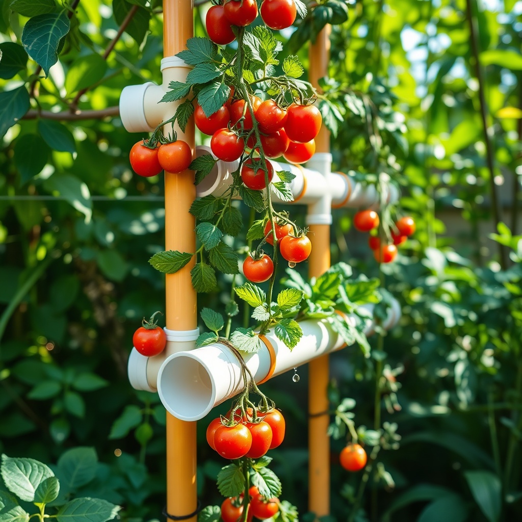 Building a Vertical PVC Pipe Garden for Small Vegetables