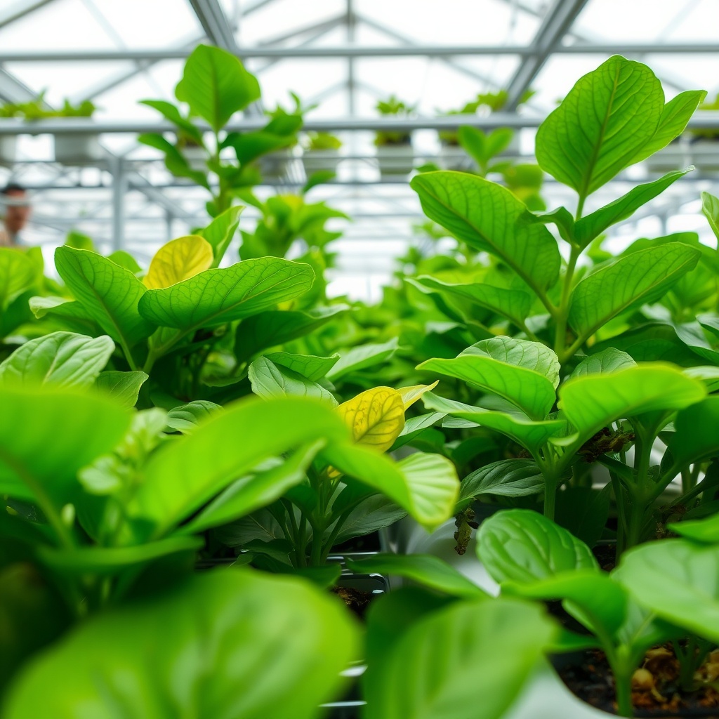 Combating Leaf Yellowing in Hydroponic Plants