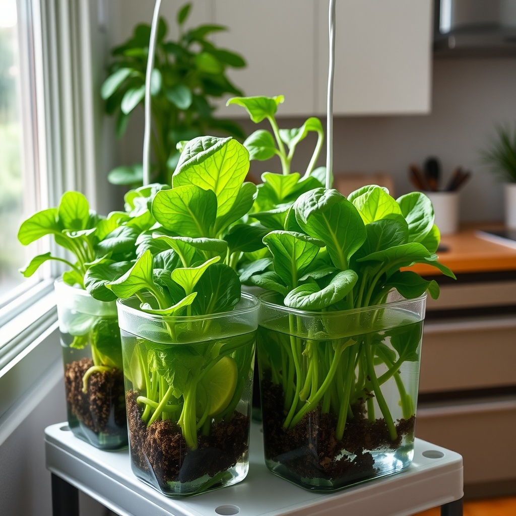 Creating a Compact Kratky Method Setup for Leafy Greens