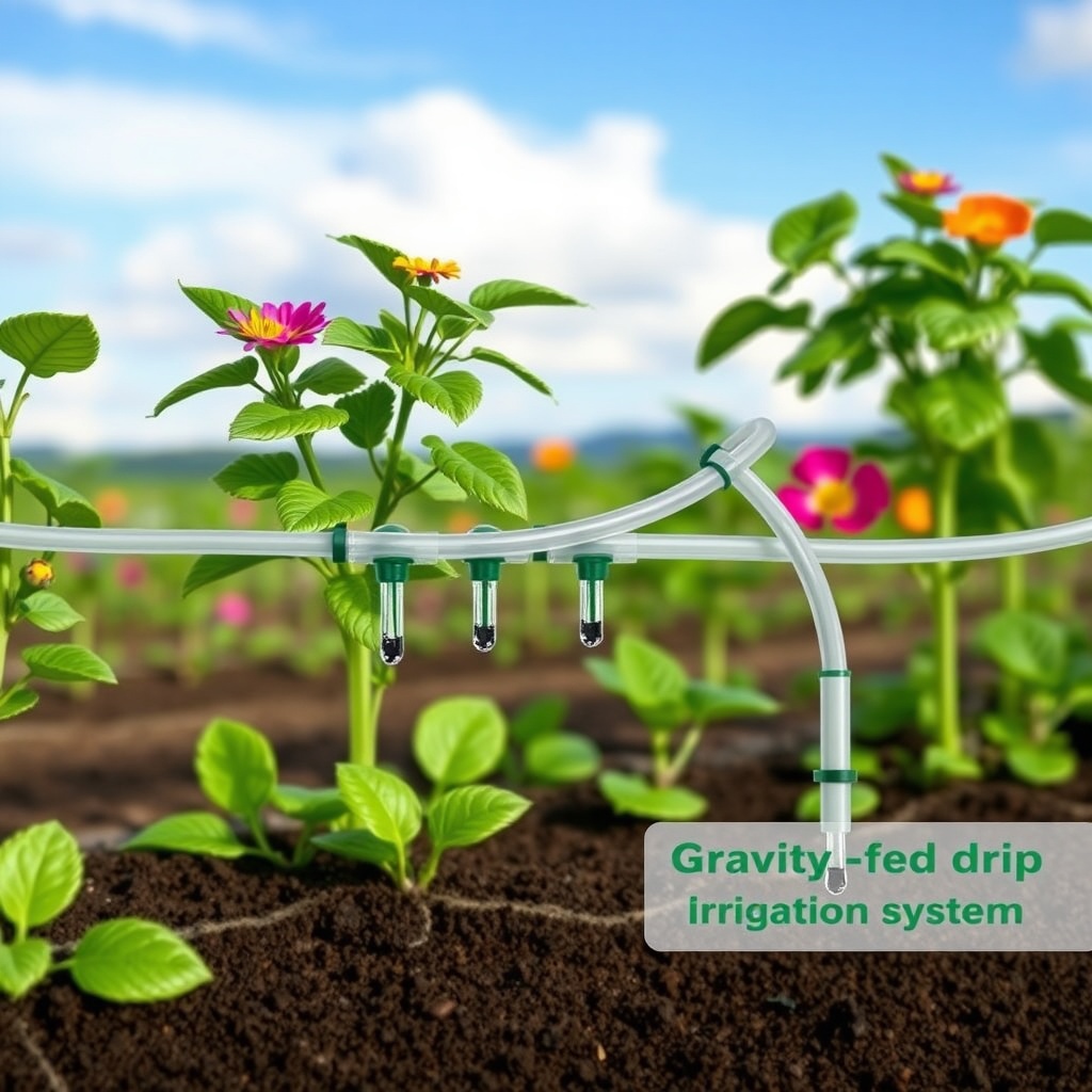 Creating a Gravity-Fed Drip Irrigation System