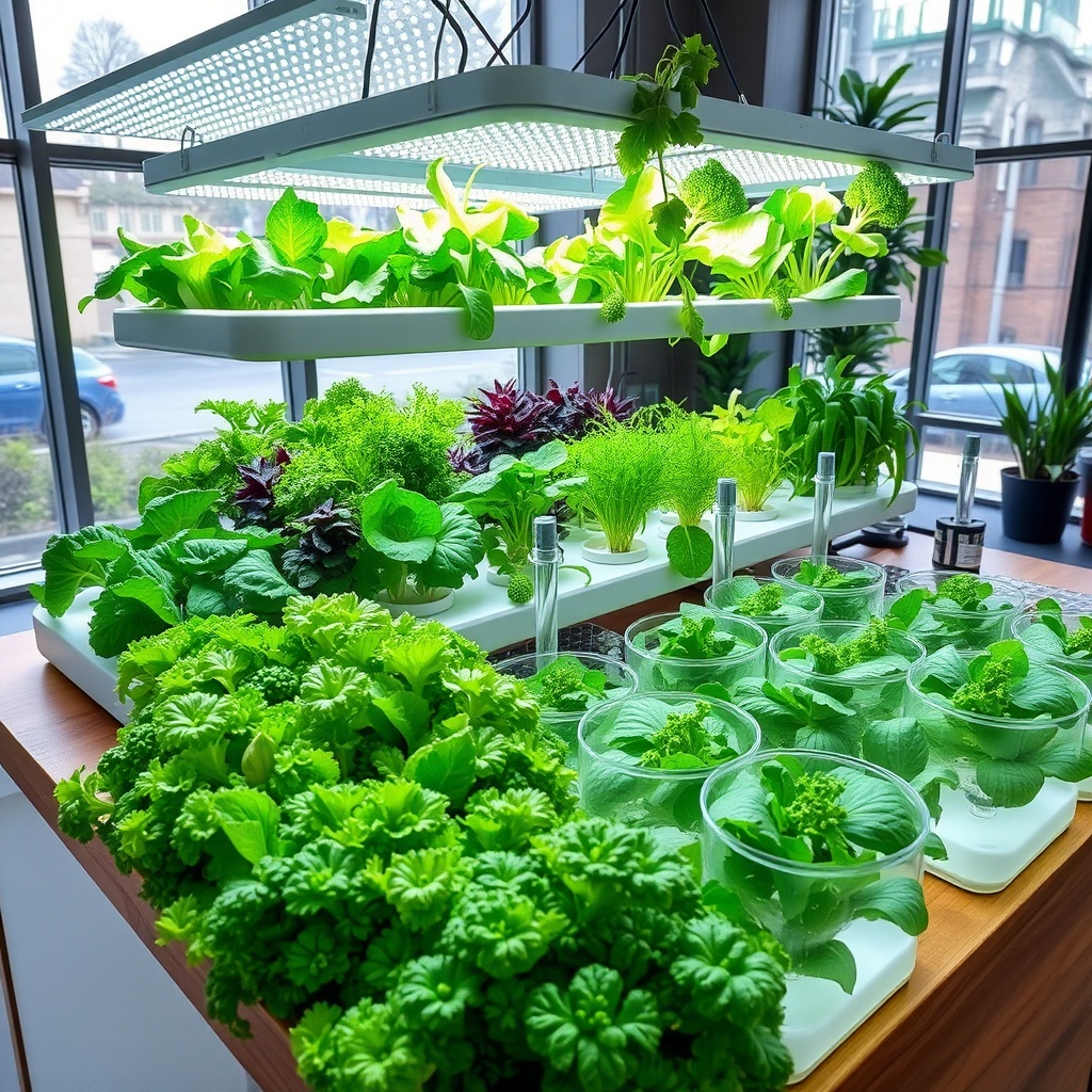 Creating a Year-Round Hydroponic Salad Garden