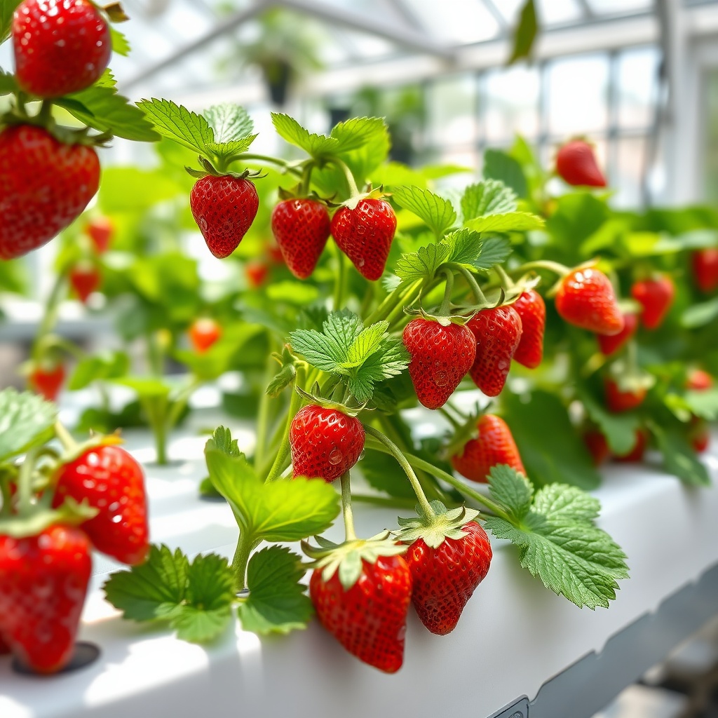 Easy Nutrient Management for Home Hydroponic Strawberries