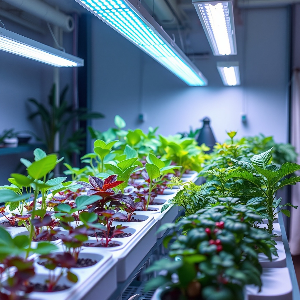 Energy-Efficient Lighting Options for Sustainable Hydroponics