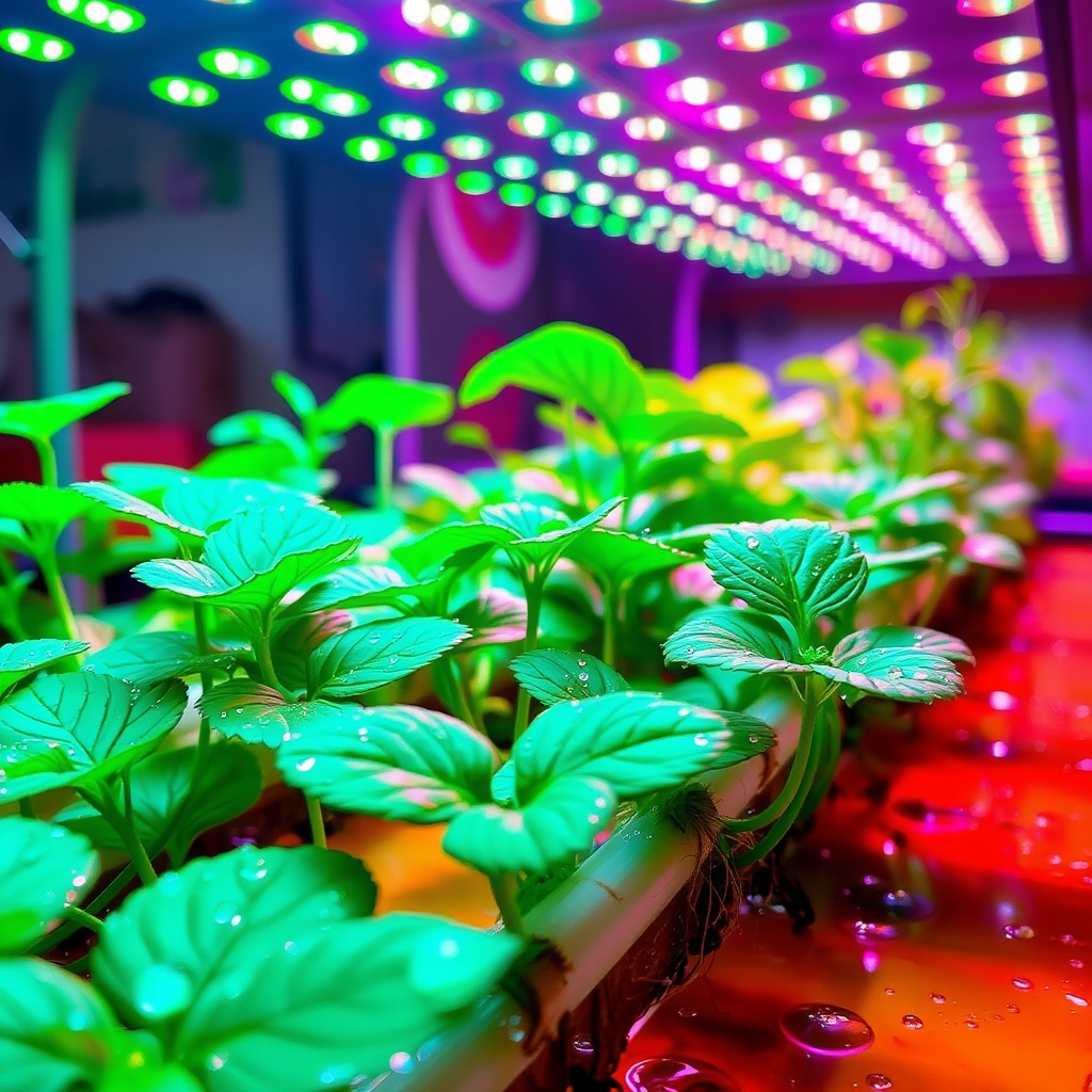 Green Light: Its Role in Hydroponic Plant Photosynthesis