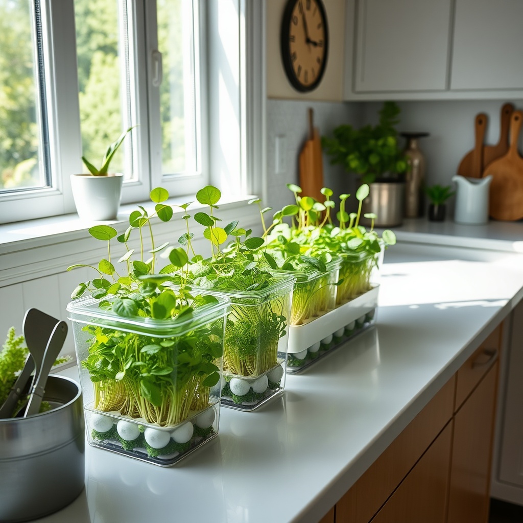 Implementing Hydroponic Microgreens Production at Home