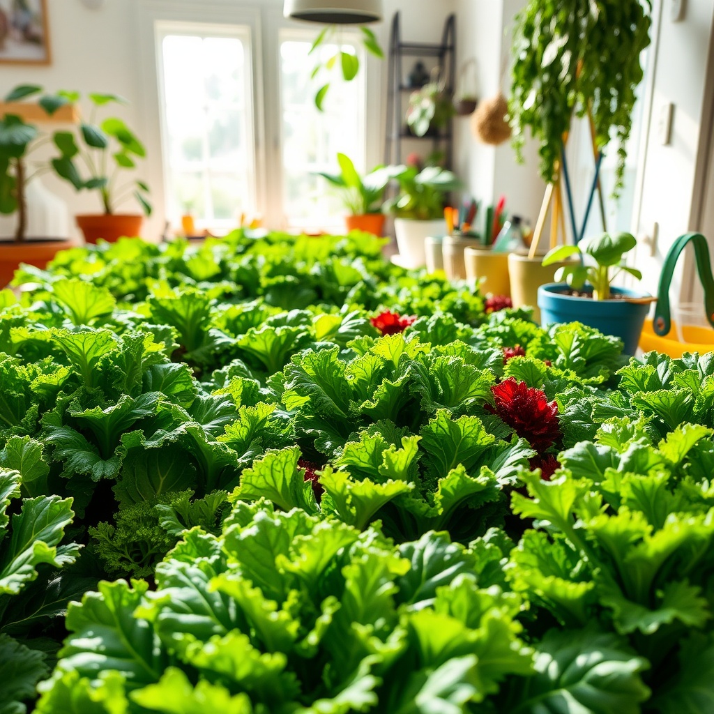 Leafy Greens Galore: Kale in Home Hydroponic Gardens