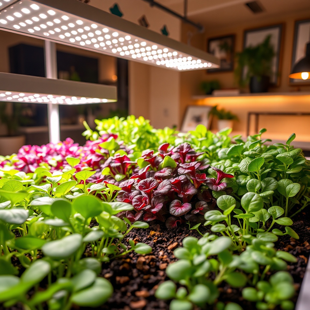 Lighting for Microgreens: Specific Needs and Solutions