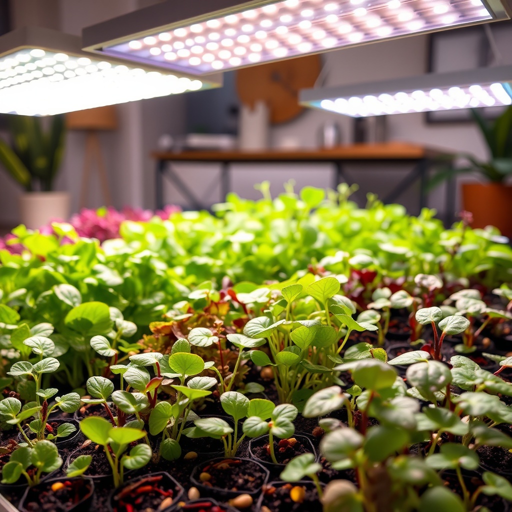 Lighting for Microgreens: Specific Needs and Solutions