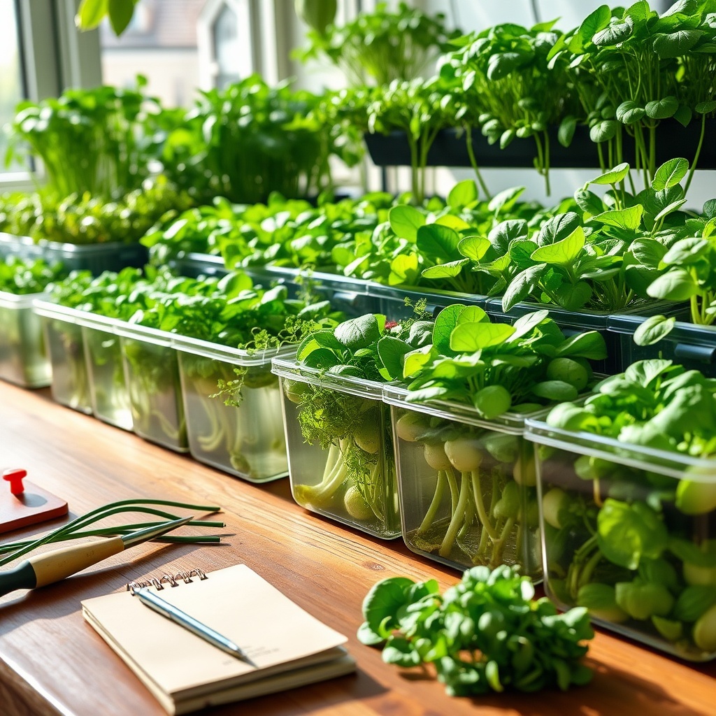 Microgreens: Quick and Nutritious Crops for Small Hydroponic Setups