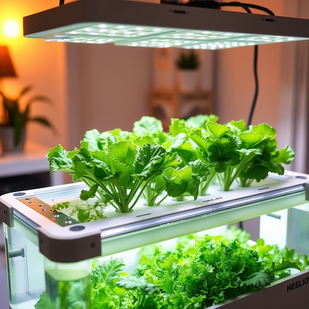 Optimizing Light for Leafy Greens in Home Hydroponics