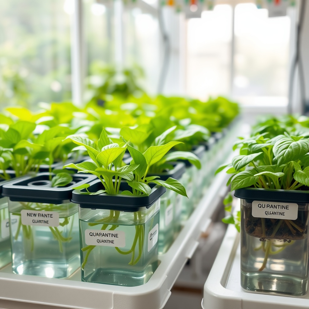 Quarantine Procedures for New Hydroponic Plants