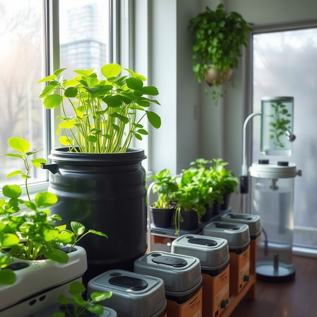 Rainwater Harvesting for Hydroponic Gardens