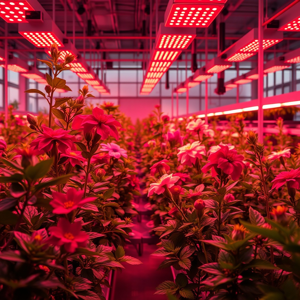 Red Light Spectrum: Enhancing Flowering and Fruiting in Hydroponics