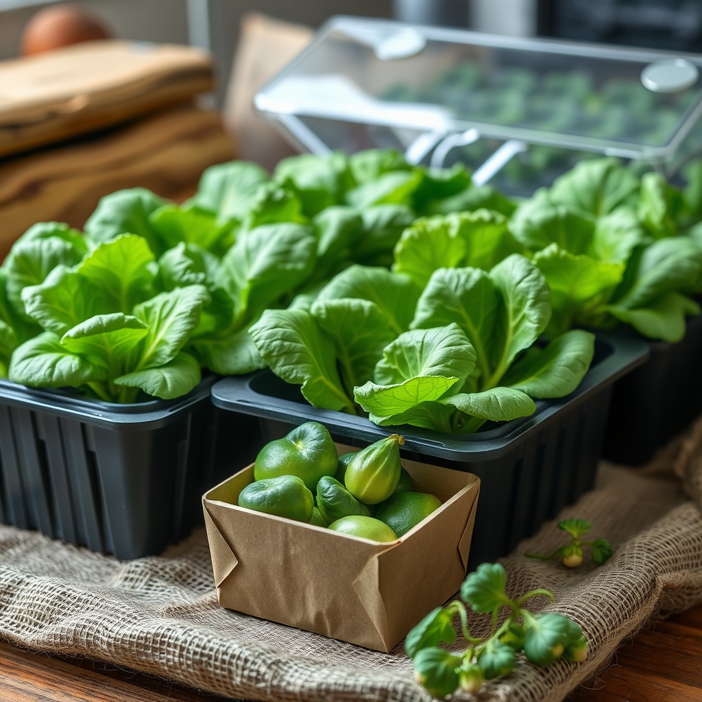 Innovative Packaging Materials for Hydroponic Produce