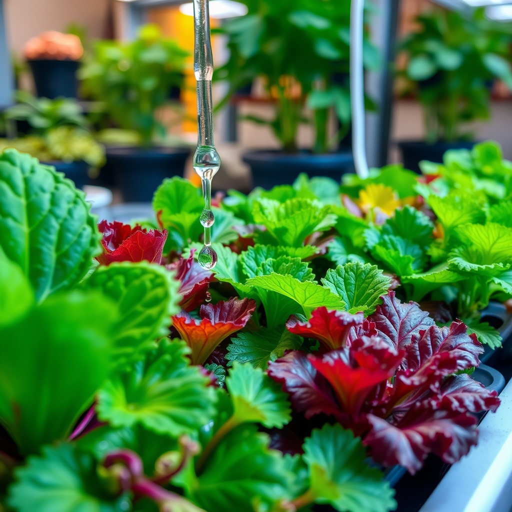 Tailoring Nutrient Solutions for Leafy Greens in Small Hydroponic Systems