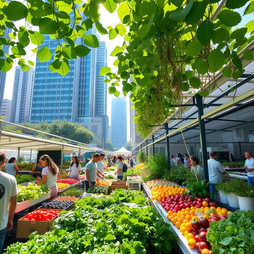 The Expansion of Hydroponic Farmers Markets in Urban Areas