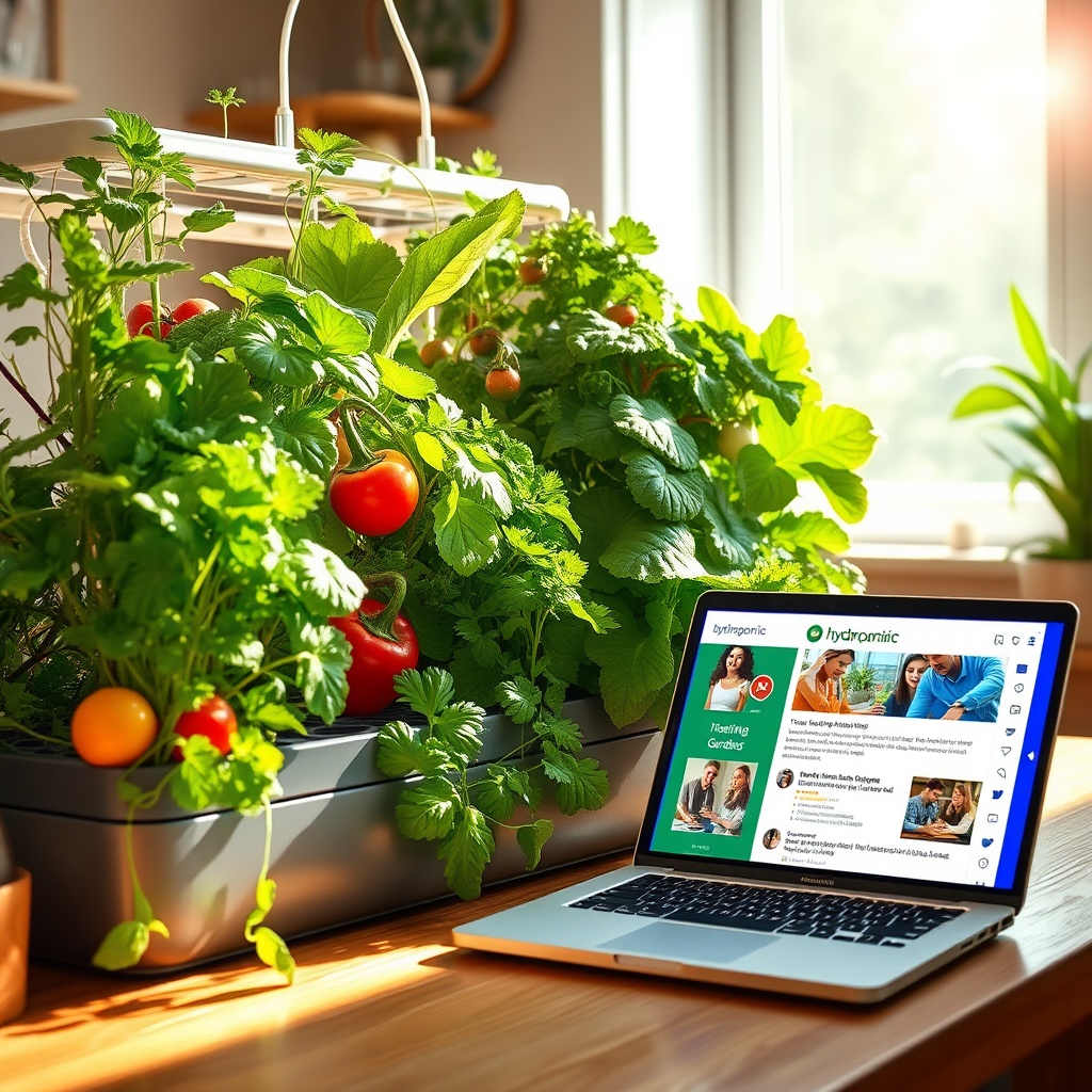 The Role of Social Media in Marketing Home Hydroponic Produce