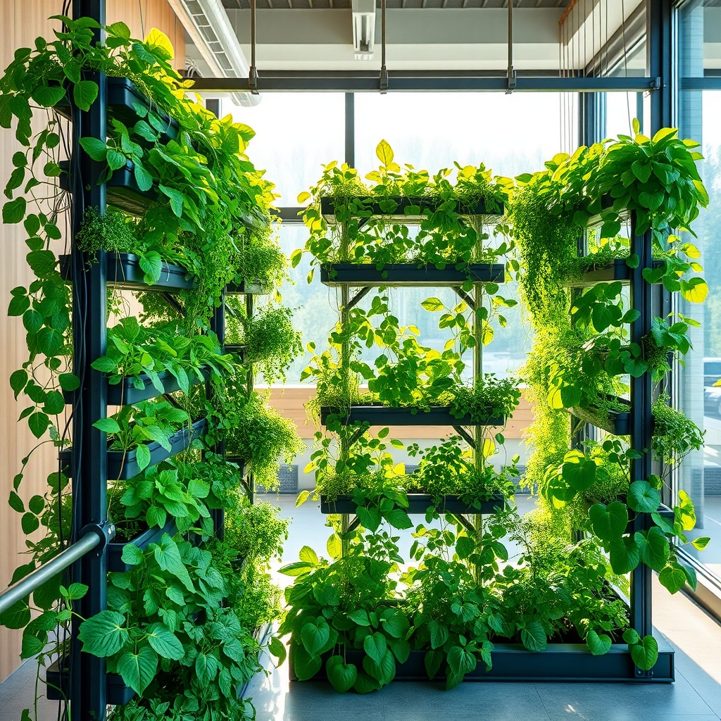 Vertical Gardening: Maximizing Space in Eco-Friendly Hydroponics