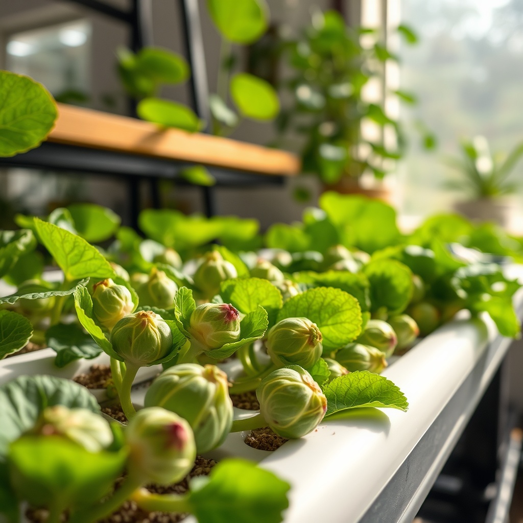 Brussels Sprouts: Compact Cabbage Relatives for Home Hydroponics