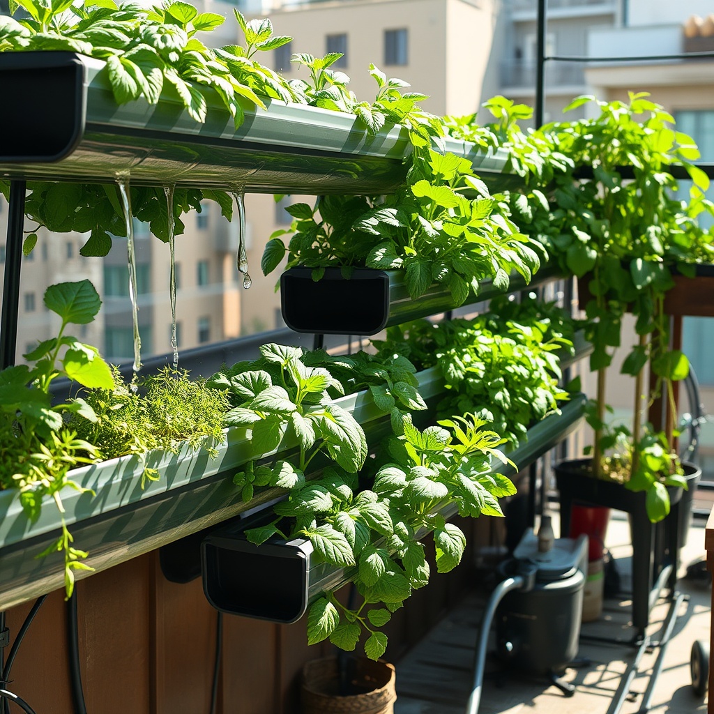 Building a Vertical Hydroponic Garden from Plastic Gutters