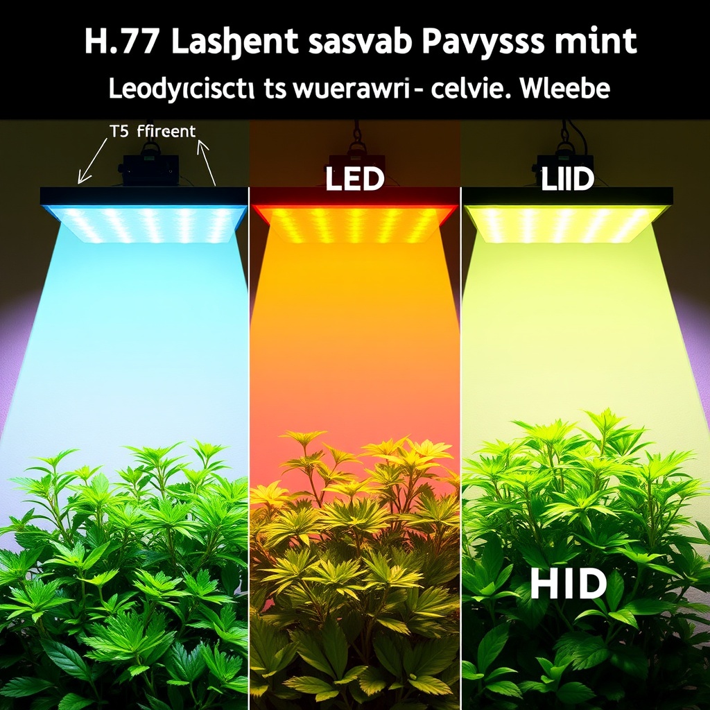 Comparing Light Spread Patterns: T5 vs. LED vs. HID