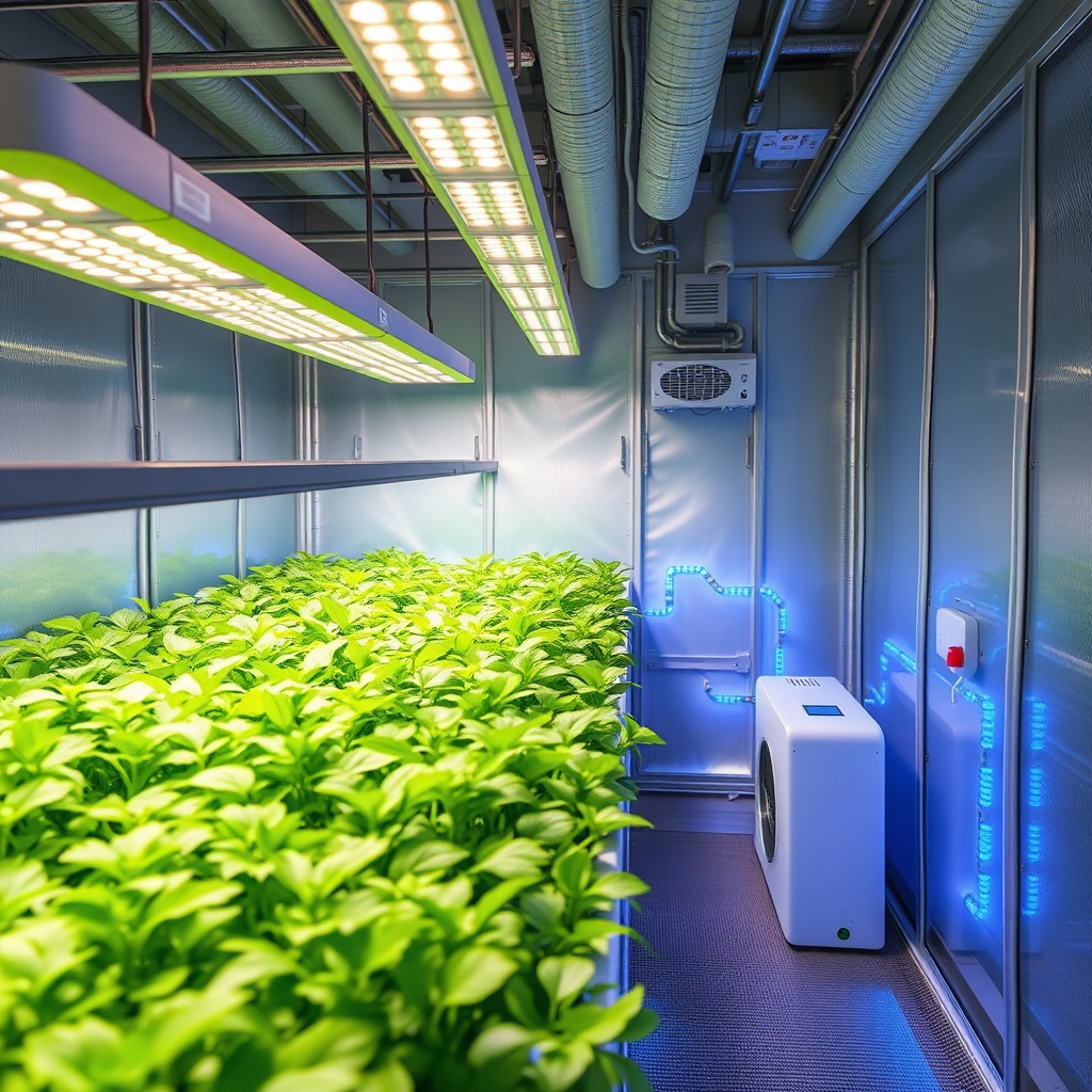 Cooling Solutions for LED Lights in Enclosed Hydroponic Spaces