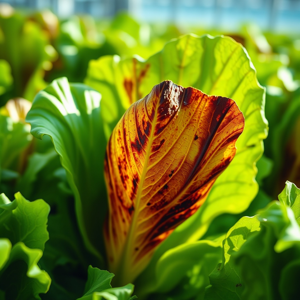 Dealing with Tip Burn in Hydroponic Lettuce