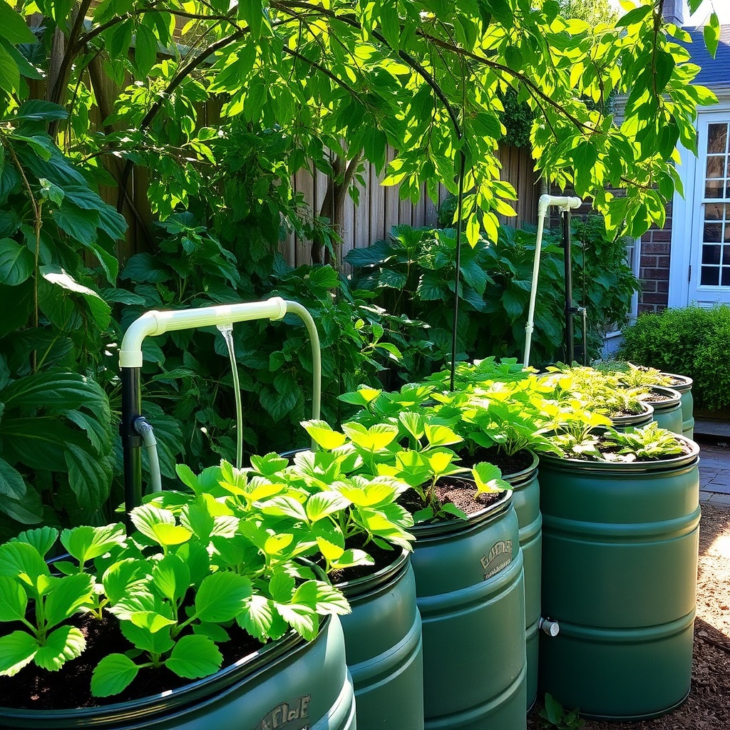 Designing a Hydroponic System Using Rain Barrels