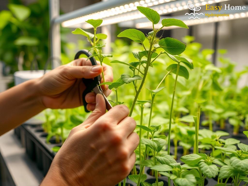 Fixing Leggy Seedlings in Hydroponic Propagation