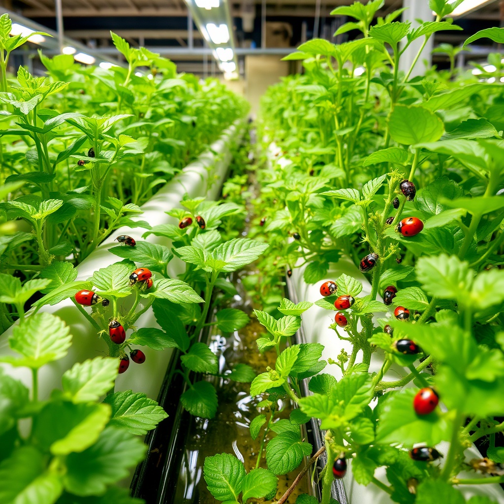 Integrating Beneficial Insects in Sustainable Hydroponic Gardens