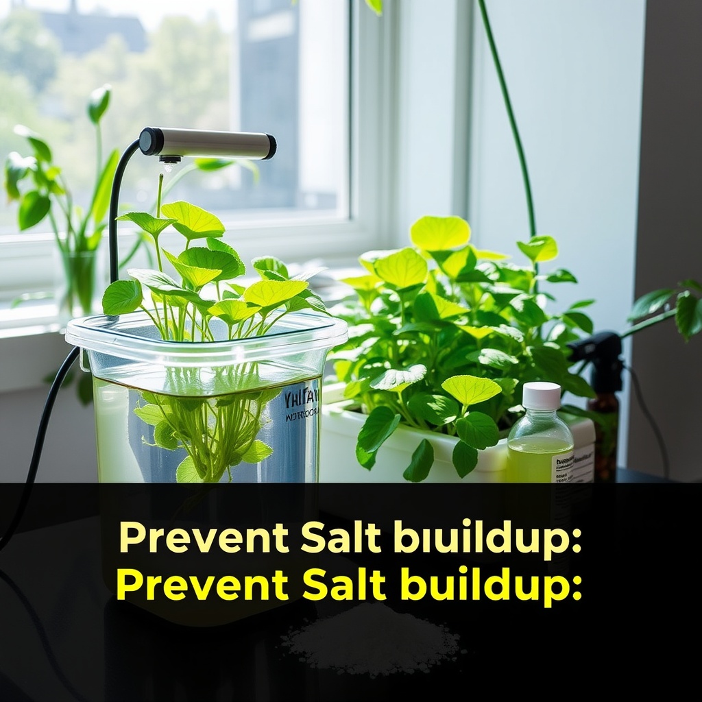 Preventing Salt Buildup in DIY Hydroponic Setups