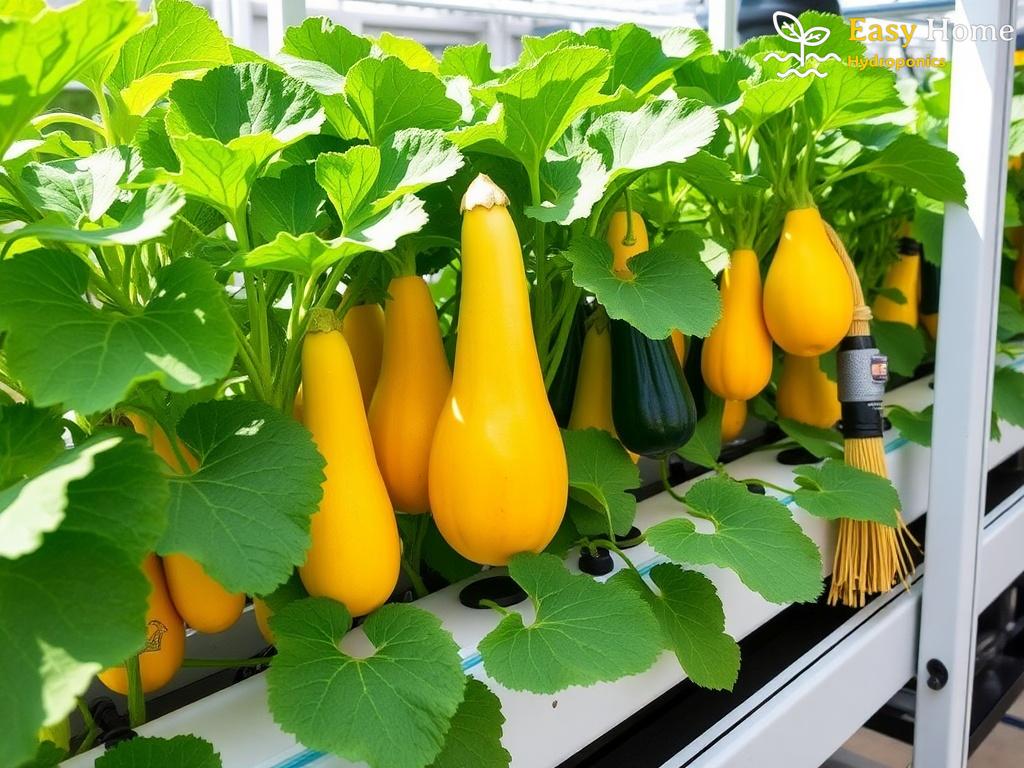 Squash Varieties Suitable for Small Hydroponic Systems