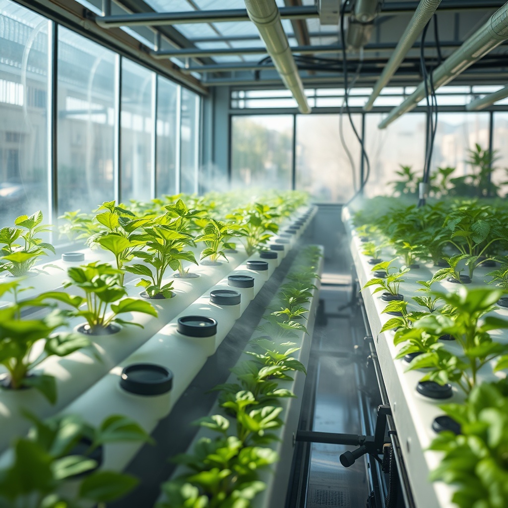 Sustainable Aeroponics: Minimizing Resource Use