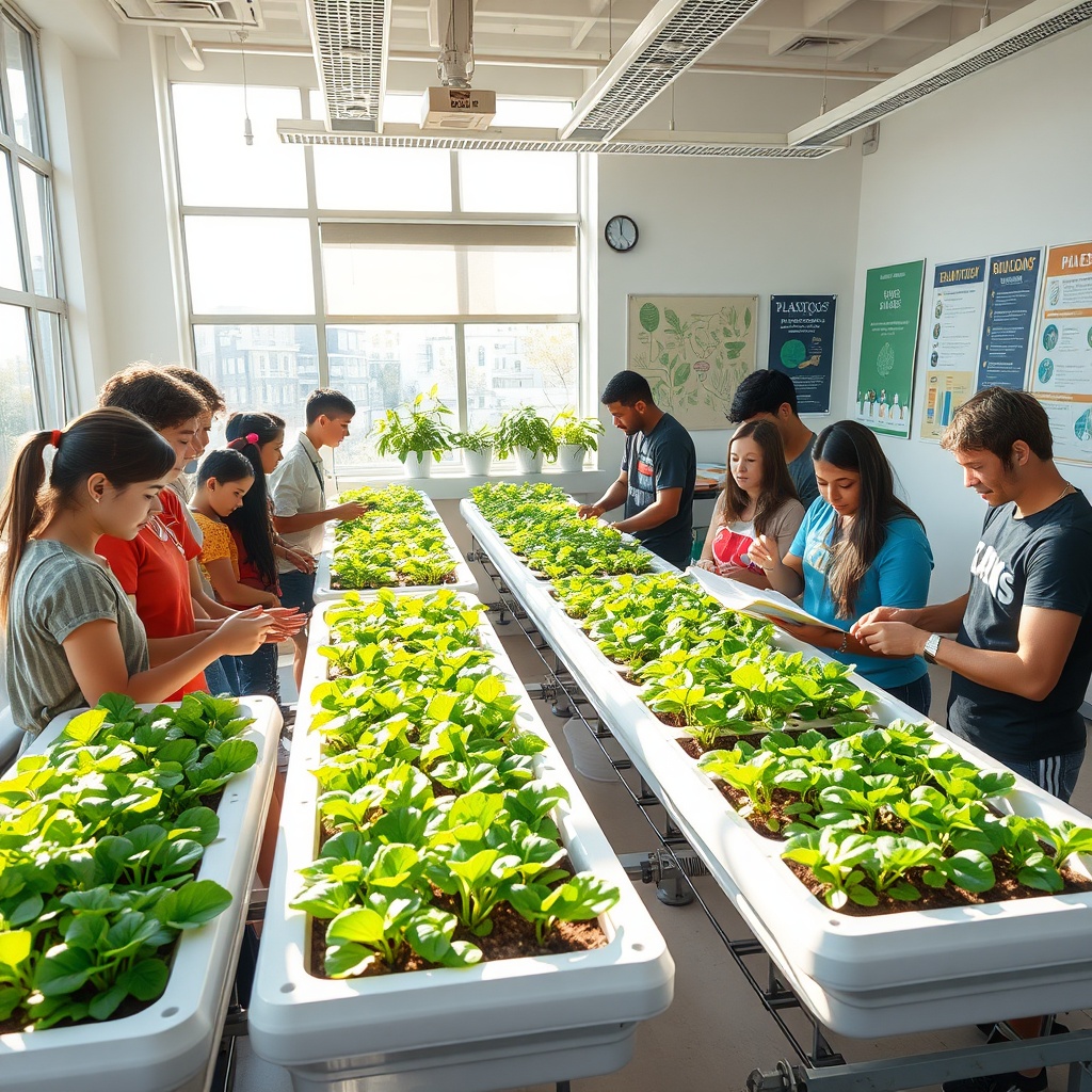 The Rise of Hydroponic Gardening in Schools and Education