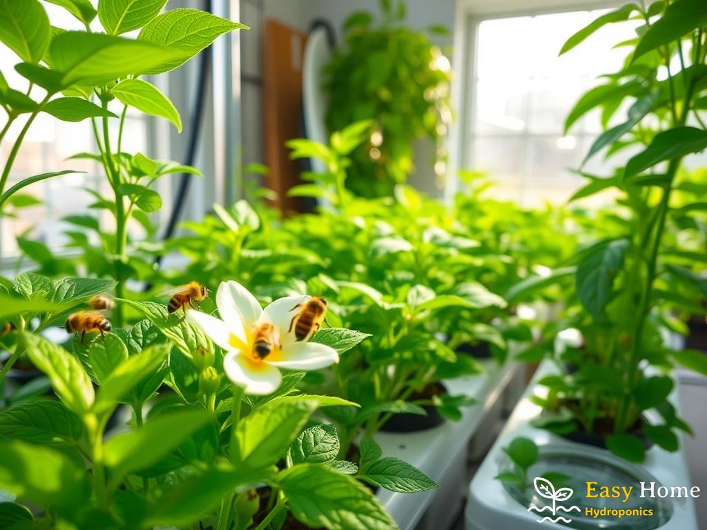 Buzzing Benefits: Harnessing Bees for Indoor Hydroponics