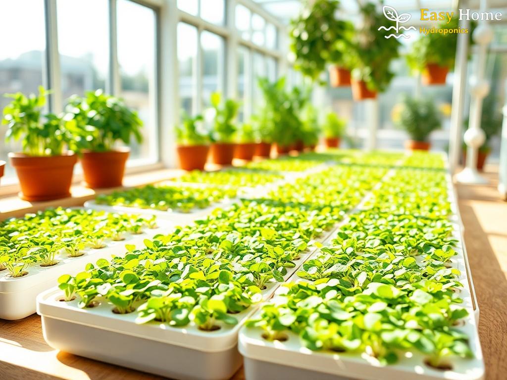 Sustainable Practices for Hydroponic Microgreen Production