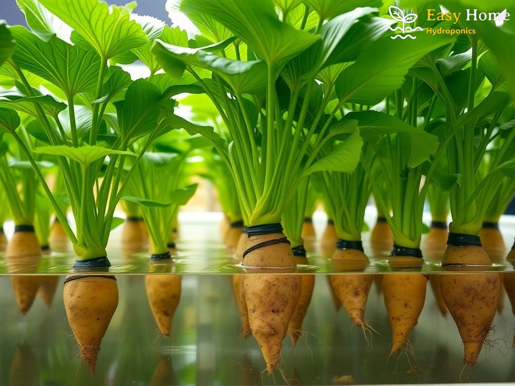 Sweet Potatoes: Root Development in Home Hydroponic Systems