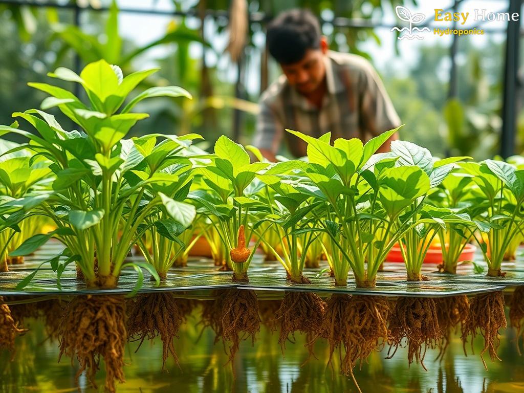 Turmeric Cultivation in Small-Scale Water Cultures