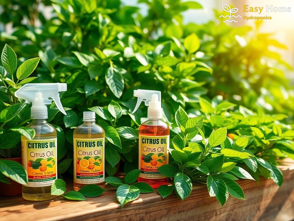 Citrus Oil Sprays for Hydroponic Insect Control