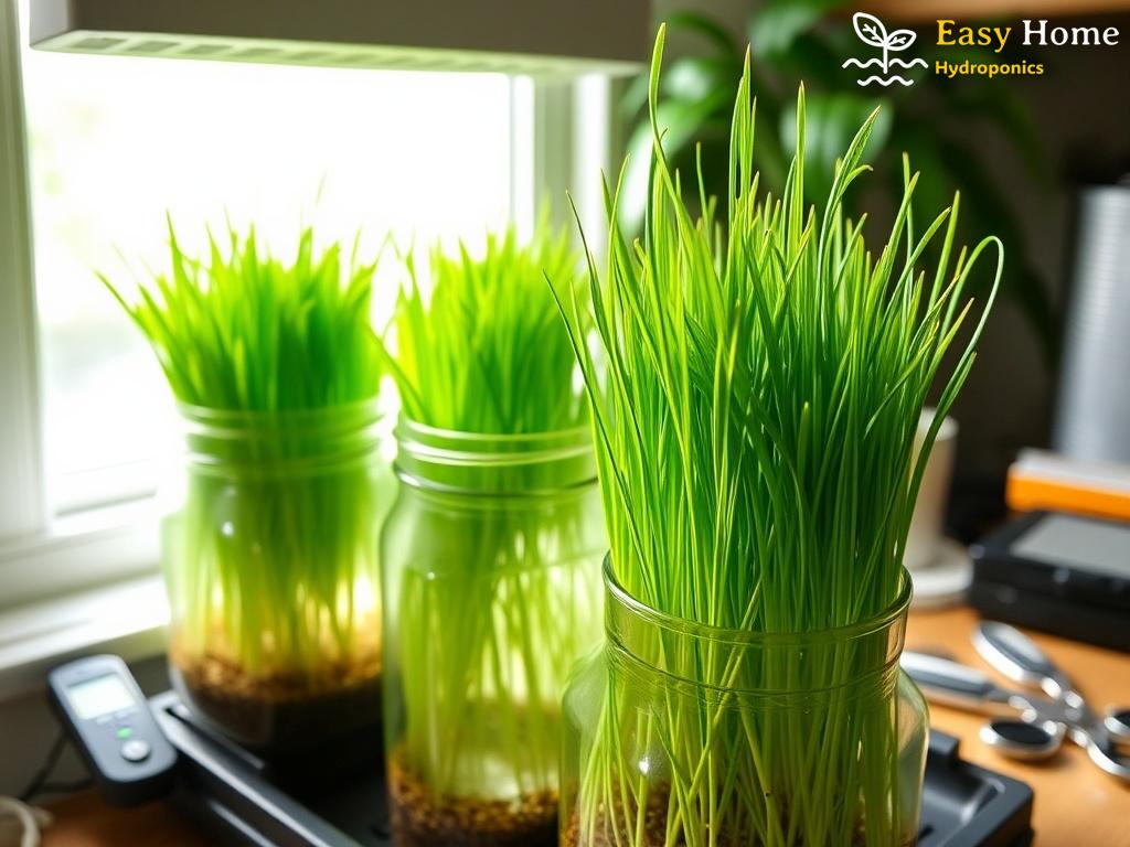 Growing Hydroponic Wheatgrass for Health Enthusiasts