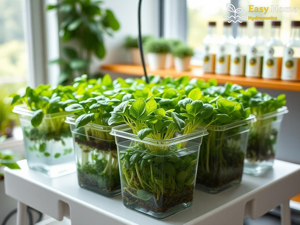 Optimizing Nutrients for Hydroponic Microgreens at Home