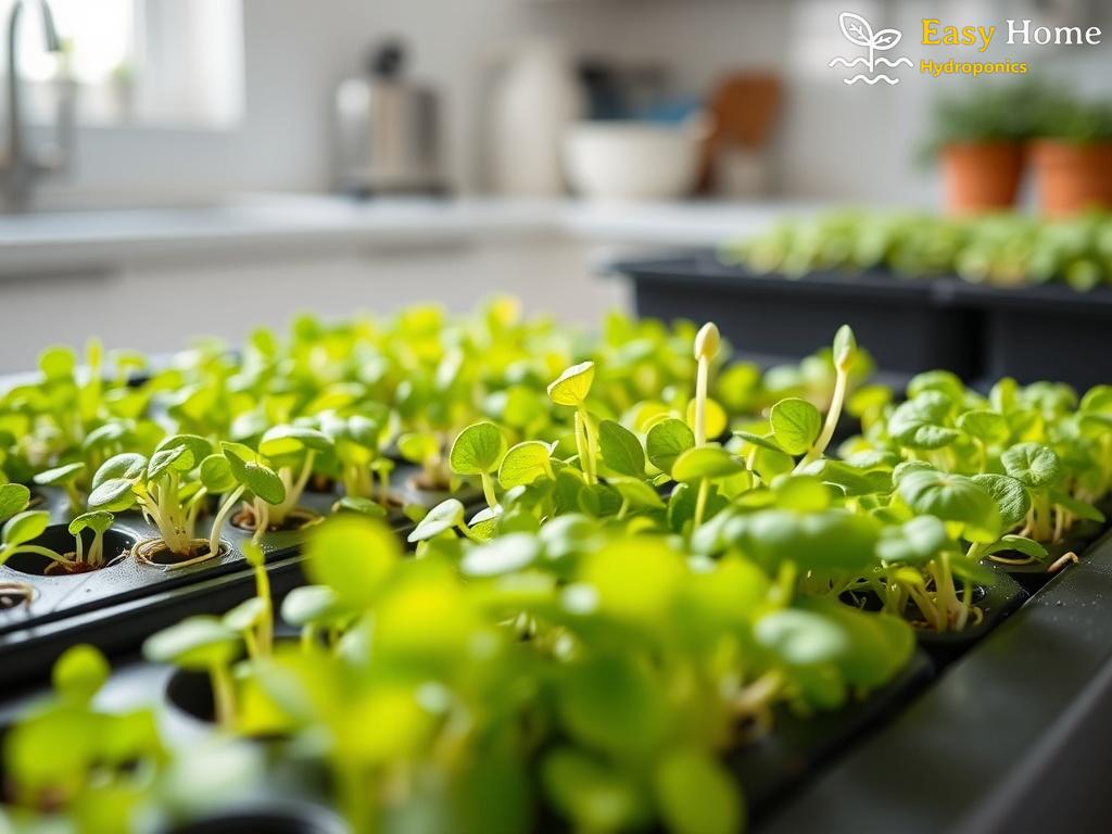 Sprouts and Microgreens: Superfood from Compact Hydroponic Trays