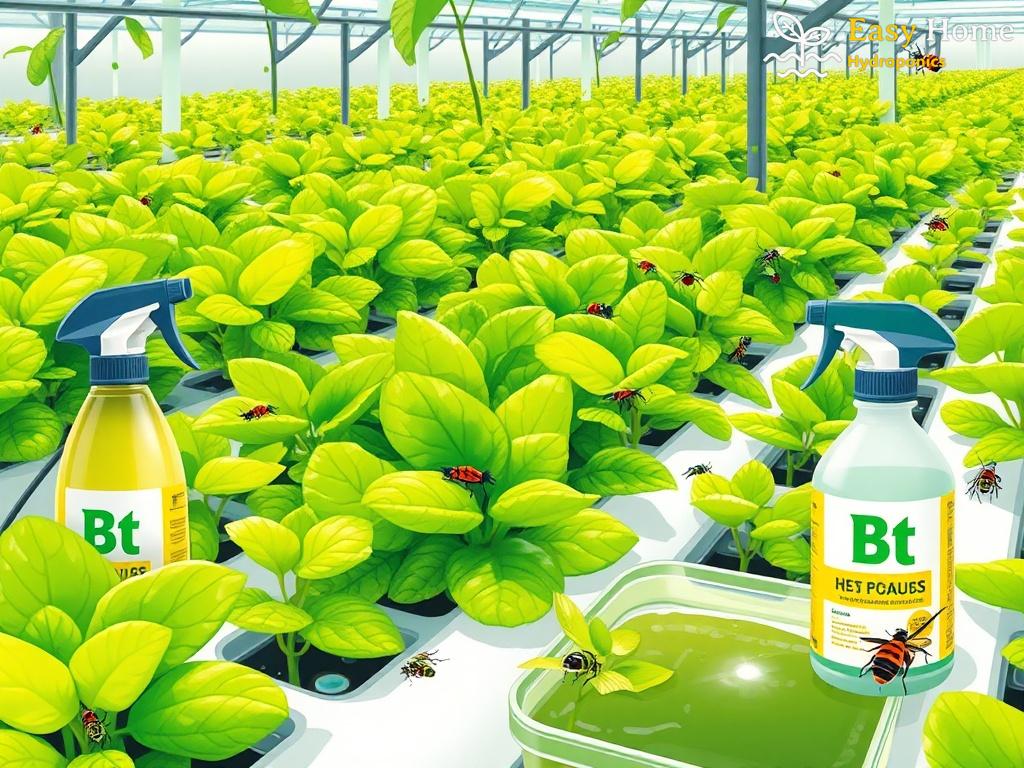 Bacillus thuringiensis (Bt) Use in Hydroponic Pest Management