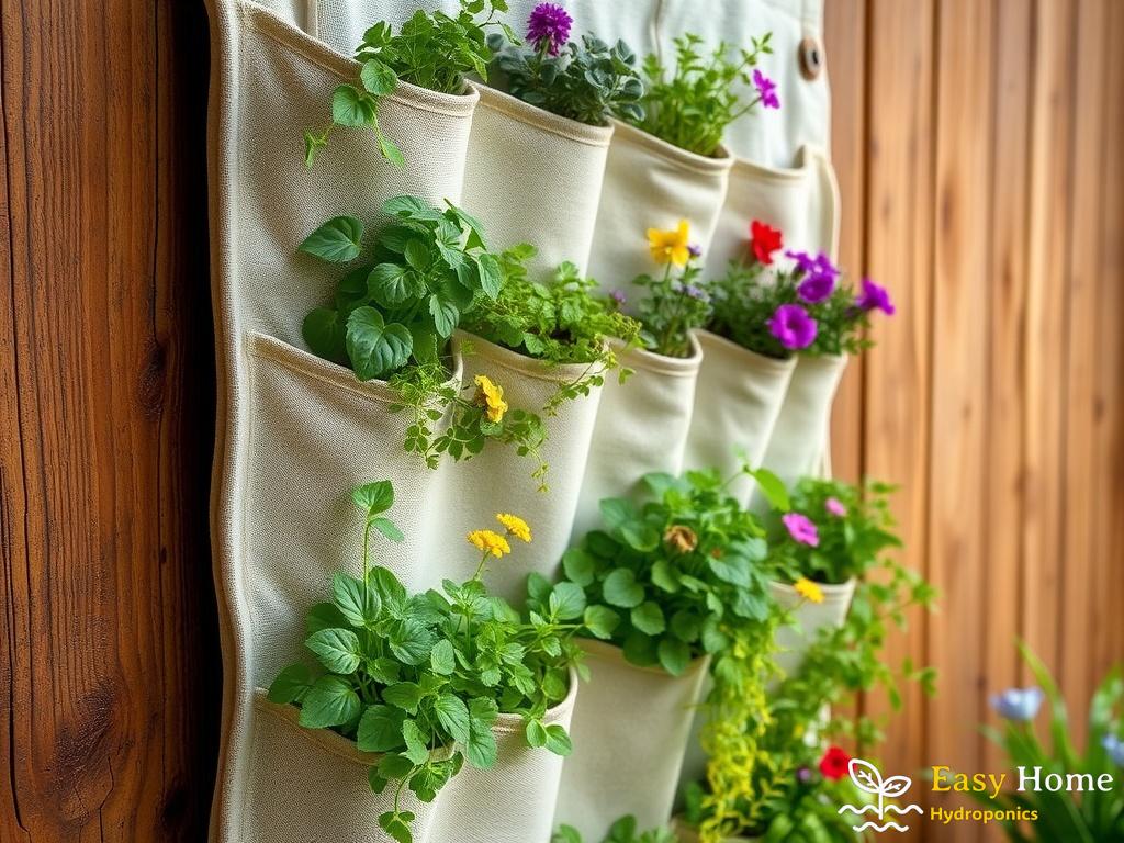 The Art of Vertical Gardening: Why Fabric Pockets?