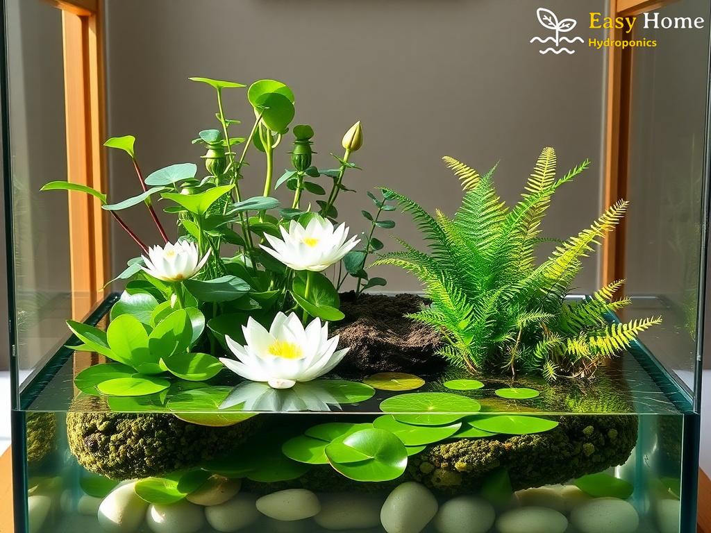 Creating a Hydroponic Zen Garden with Aquatic Plants